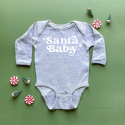 Santa Baby - Child LONG SLEEVE Tee Little Mama Shirt Shop