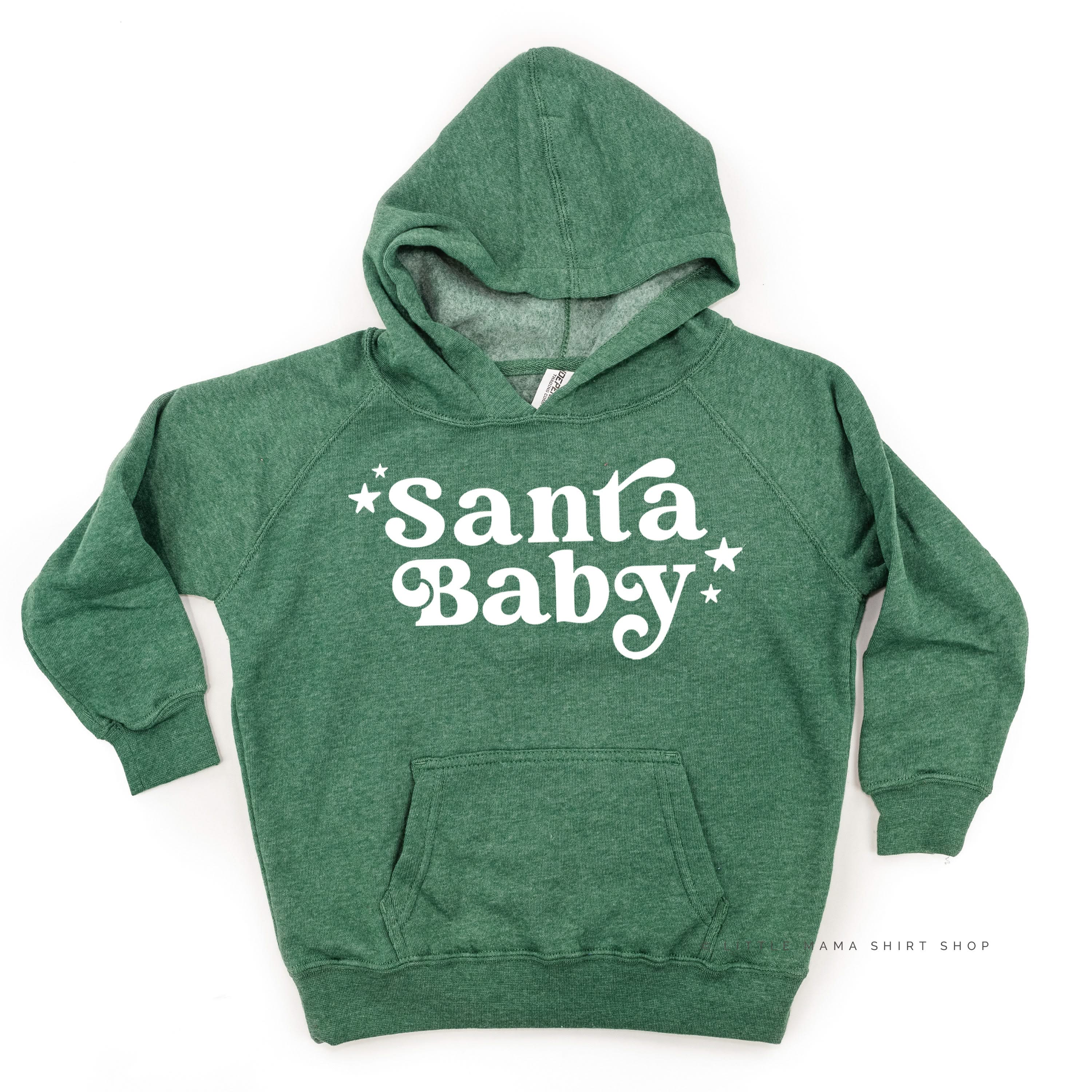 Santa Baby - Child HOODIE Little Mama Shirt Shop LLC