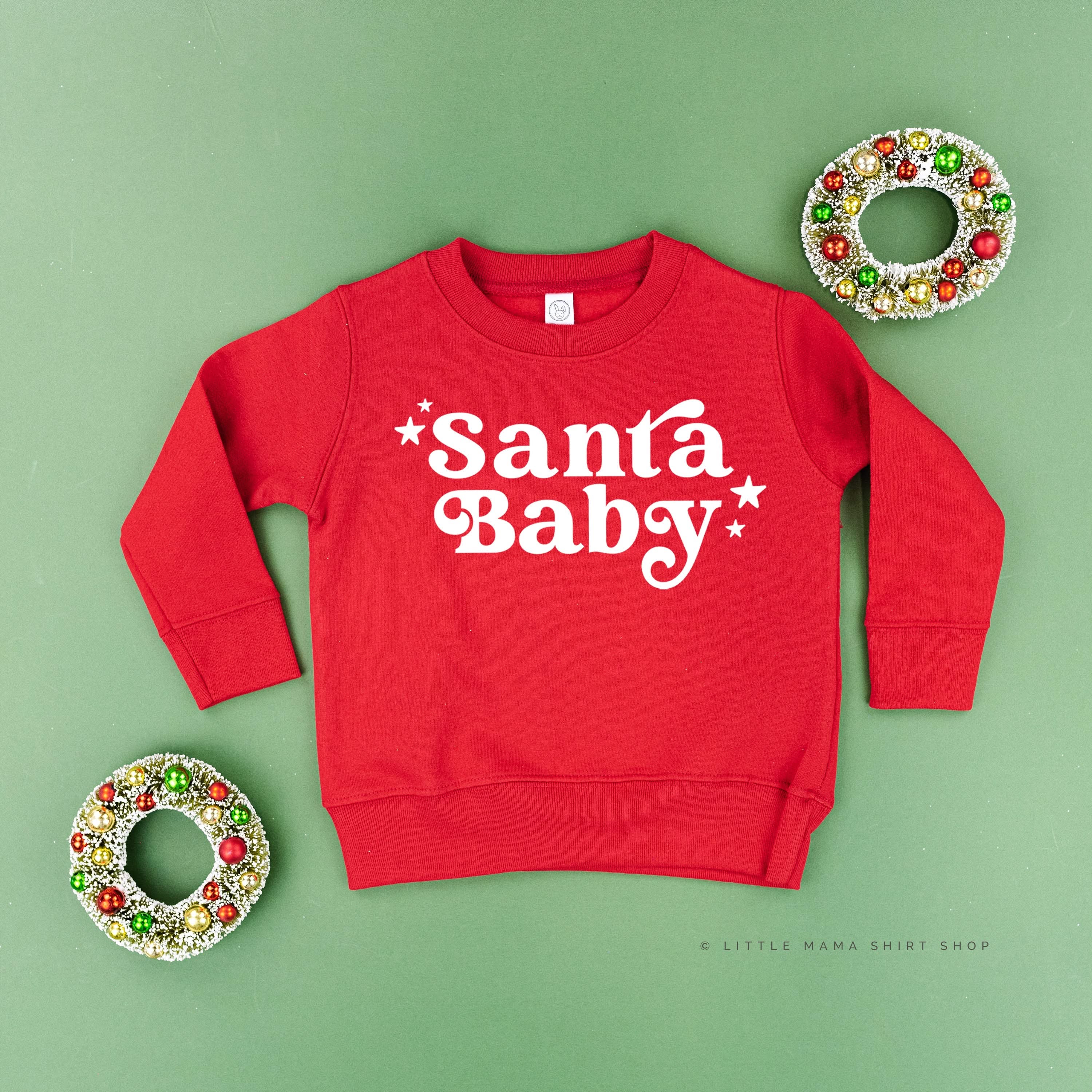 Santa Baby - Child Sweater Little Mama Shirt Shop
