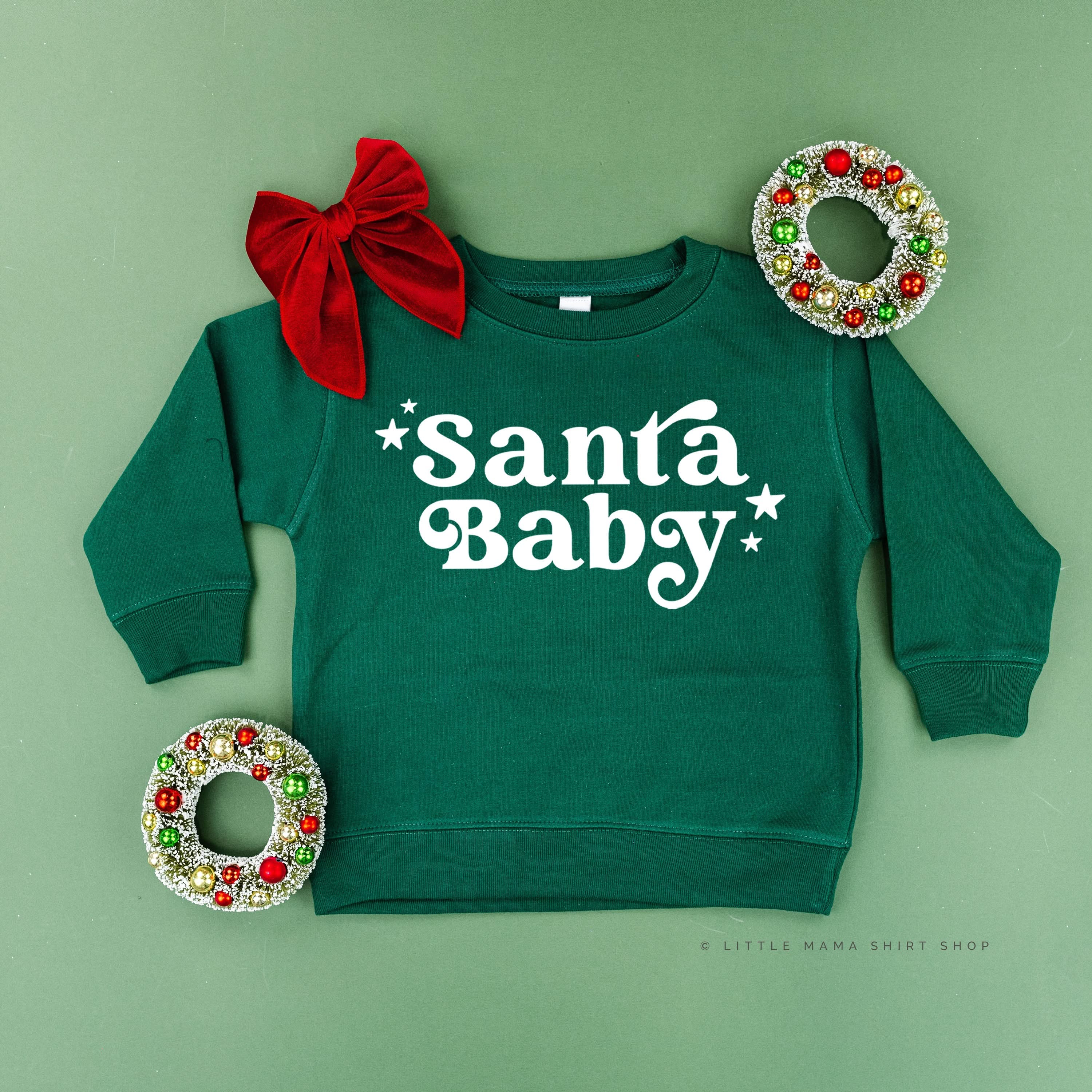 Santa Baby - Child Sweater Little Mama Shirt Shop