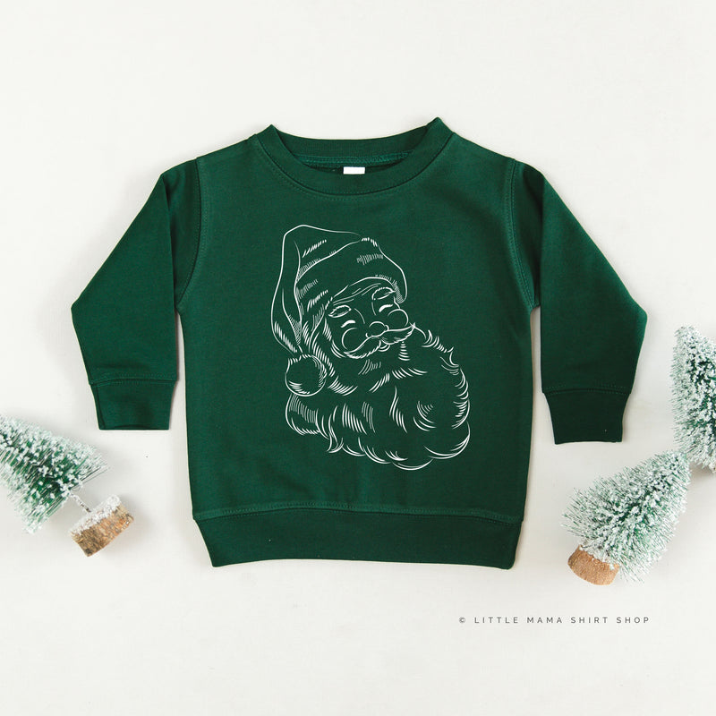 Vintage Santa Sketch - Child Sweater