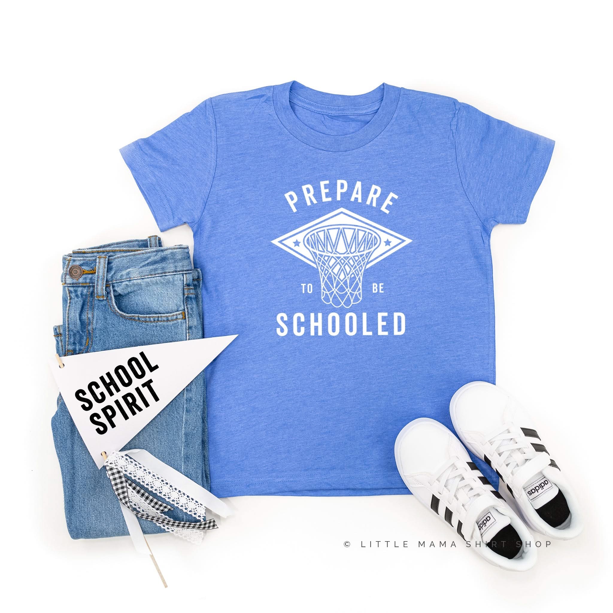Prepare To Be Schooled - Short Sleeve Child Shirt Little Mama Shirt Shop