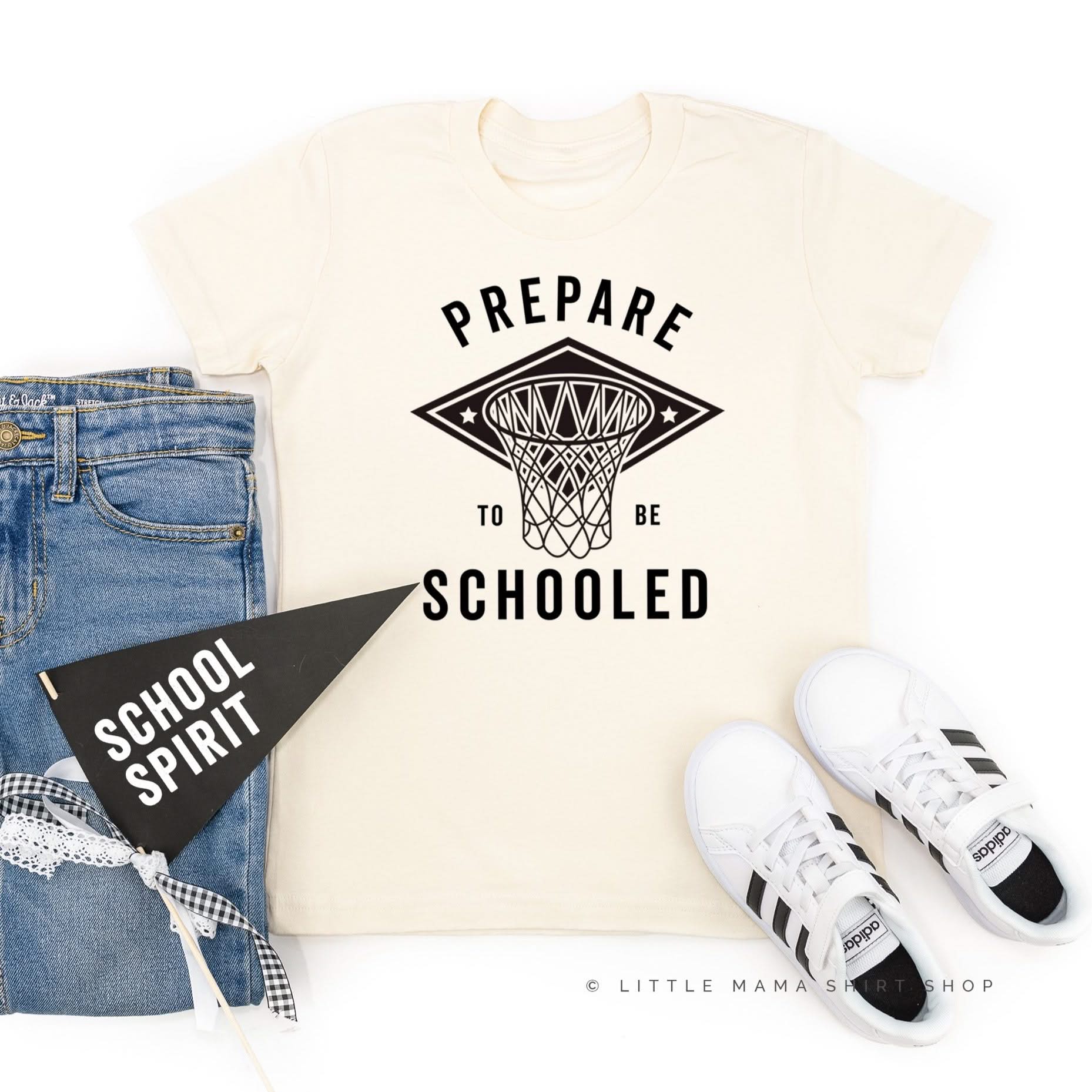Prepare To Be Schooled - Short Sleeve Child Shirt Little Mama Shirt Shop