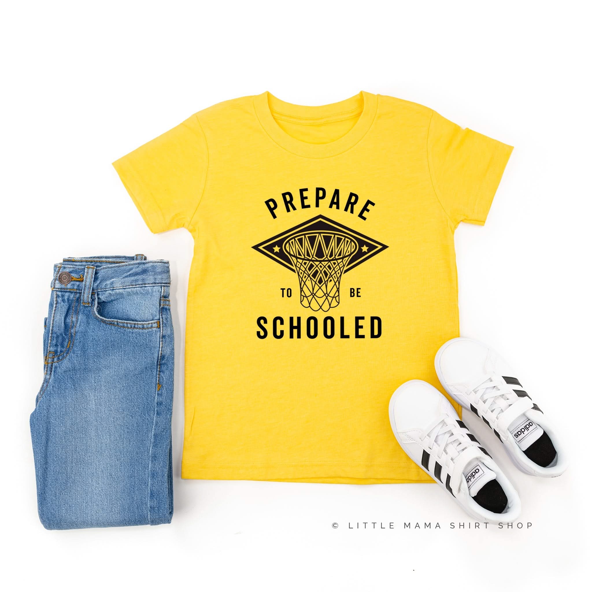 Prepare To Be Schooled - Short Sleeve Child Shirt Little Mama Shirt Shop