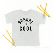 School is Cool - Short Sleeve Child Shirt Little Mama Shirt Shop