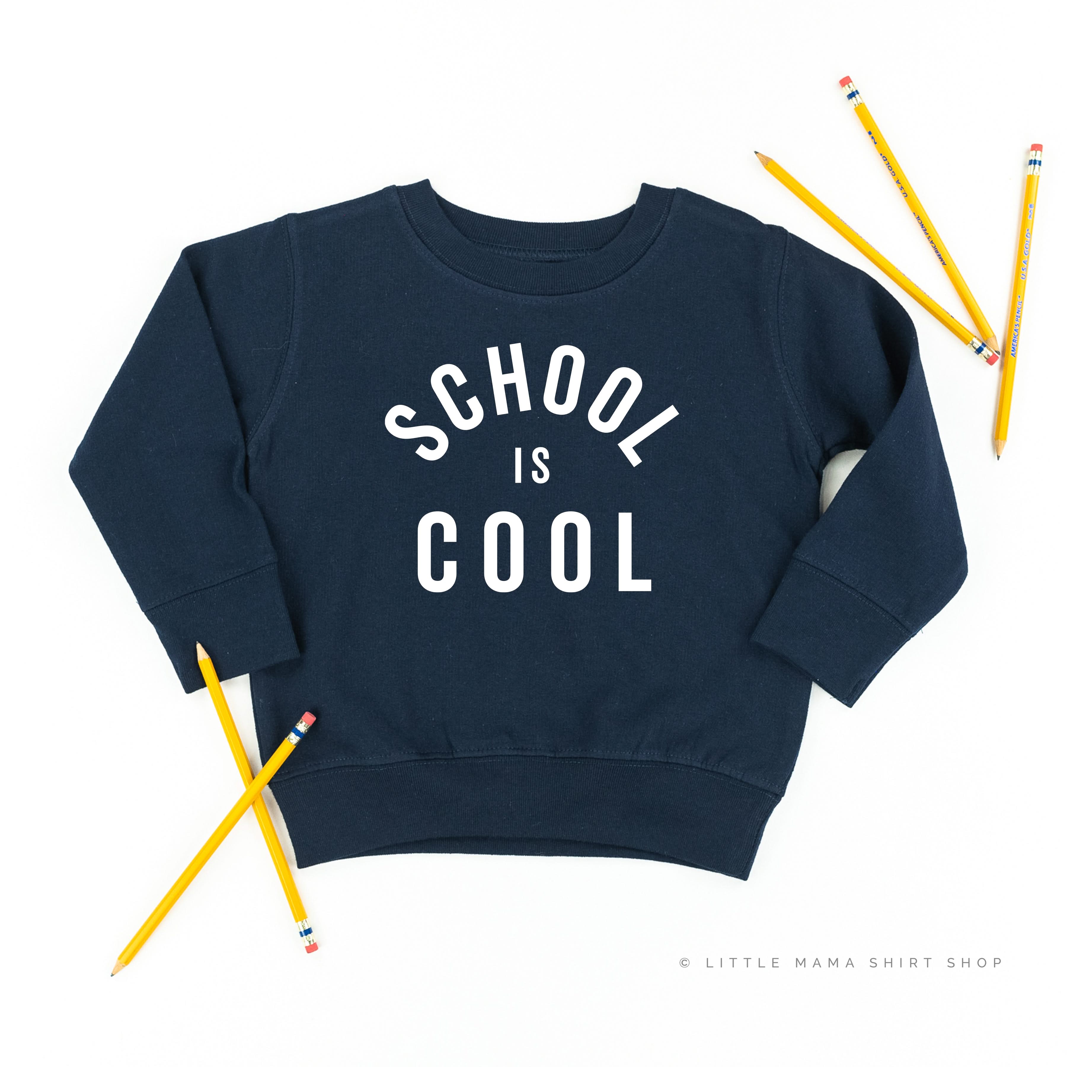 School is Cool - Child Sweater Little Mama Shirt Shop