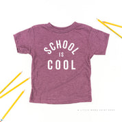 School is Cool - Short Sleeve Child Shirt Little Mama Shirt Shop