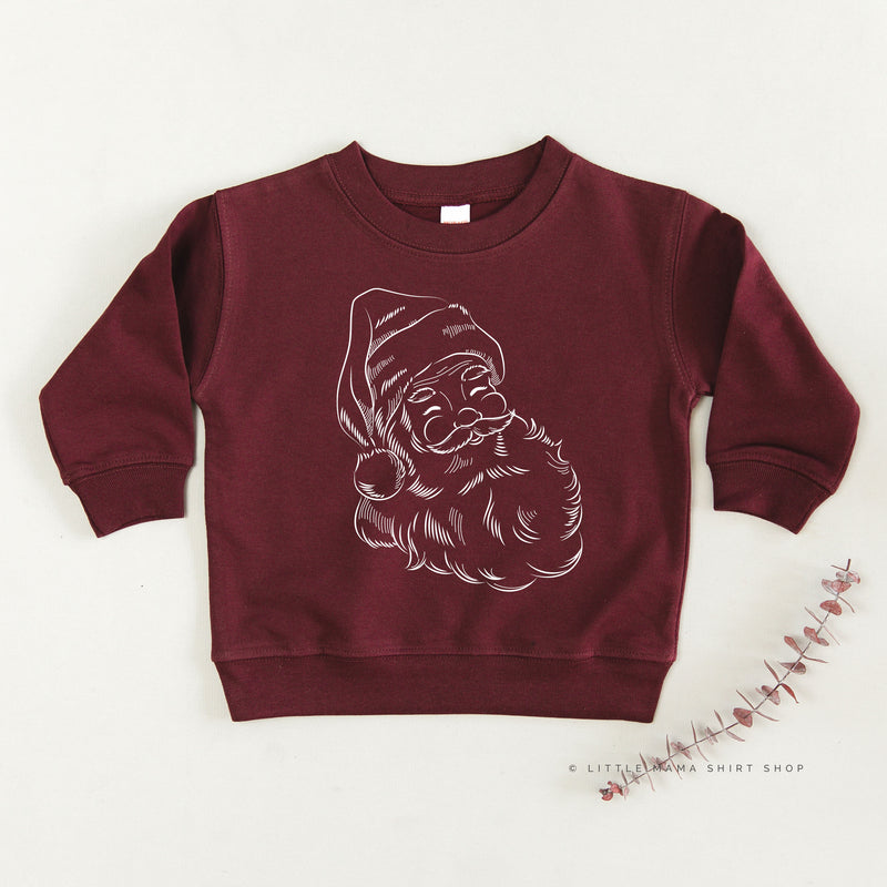 Vintage Santa Sketch - Child Sweater