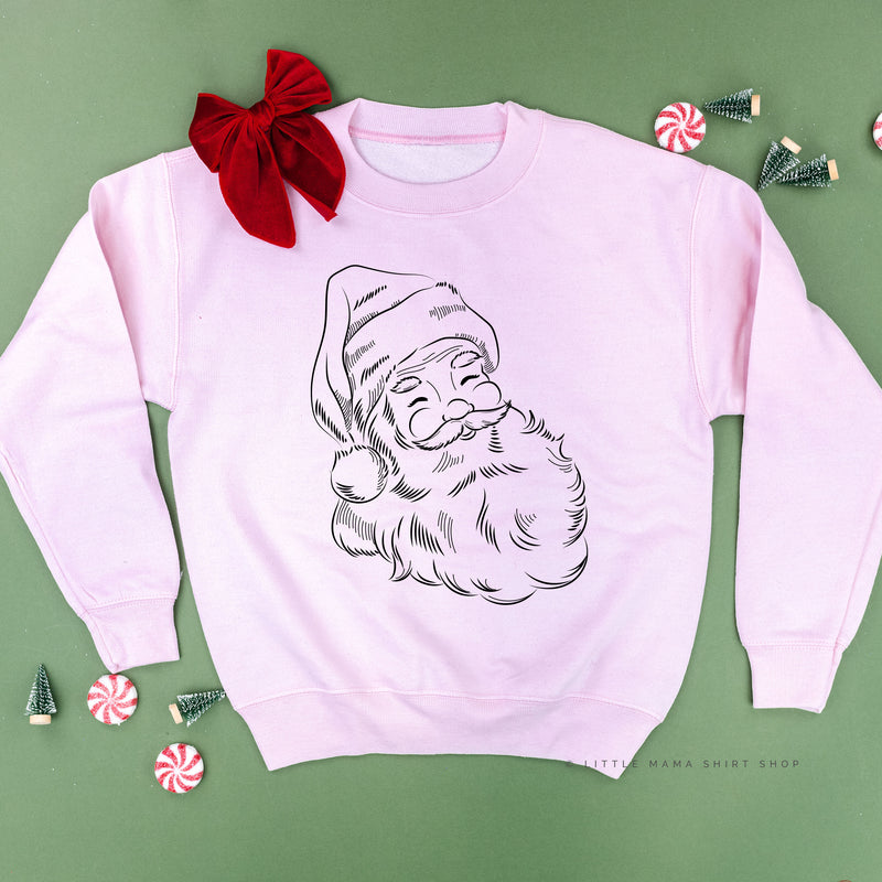 Vintage Santa Sketch - Child Sweater