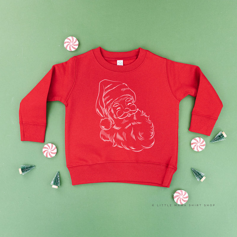 Vintage Santa Sketch - Child Sweater