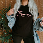 Mama - Script - Unisex Tee Little Mama Shirt Shop