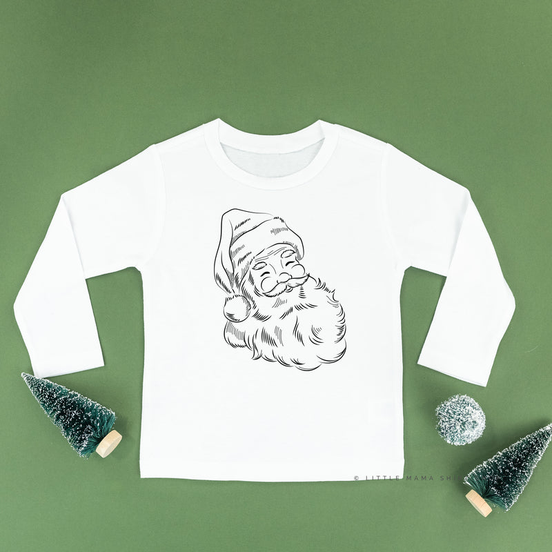 Vintage Santa Sketch - Child LONG SLEEVE Tee