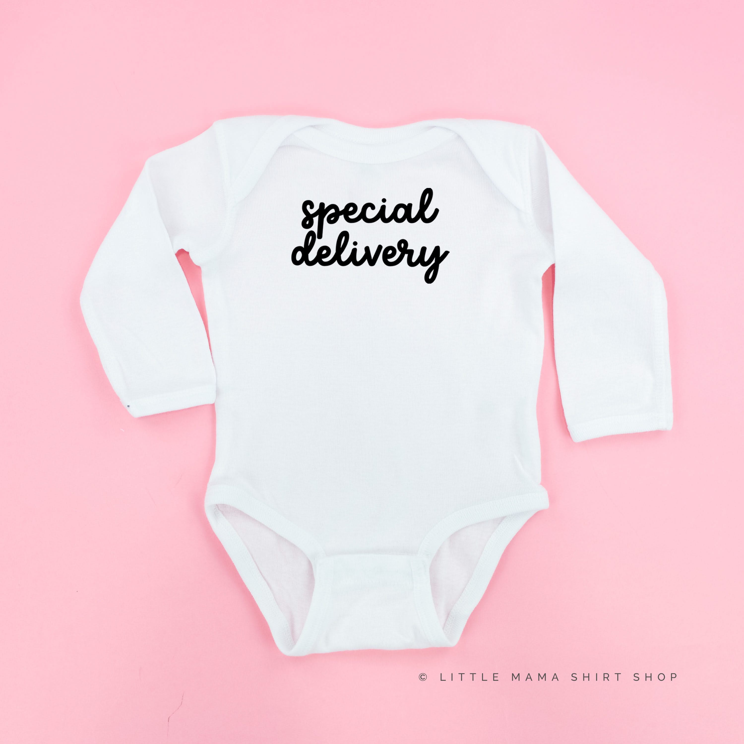 SPECIAL DELIVERY - Long Sleeve Child Shirt Little Mama Shirt Shop