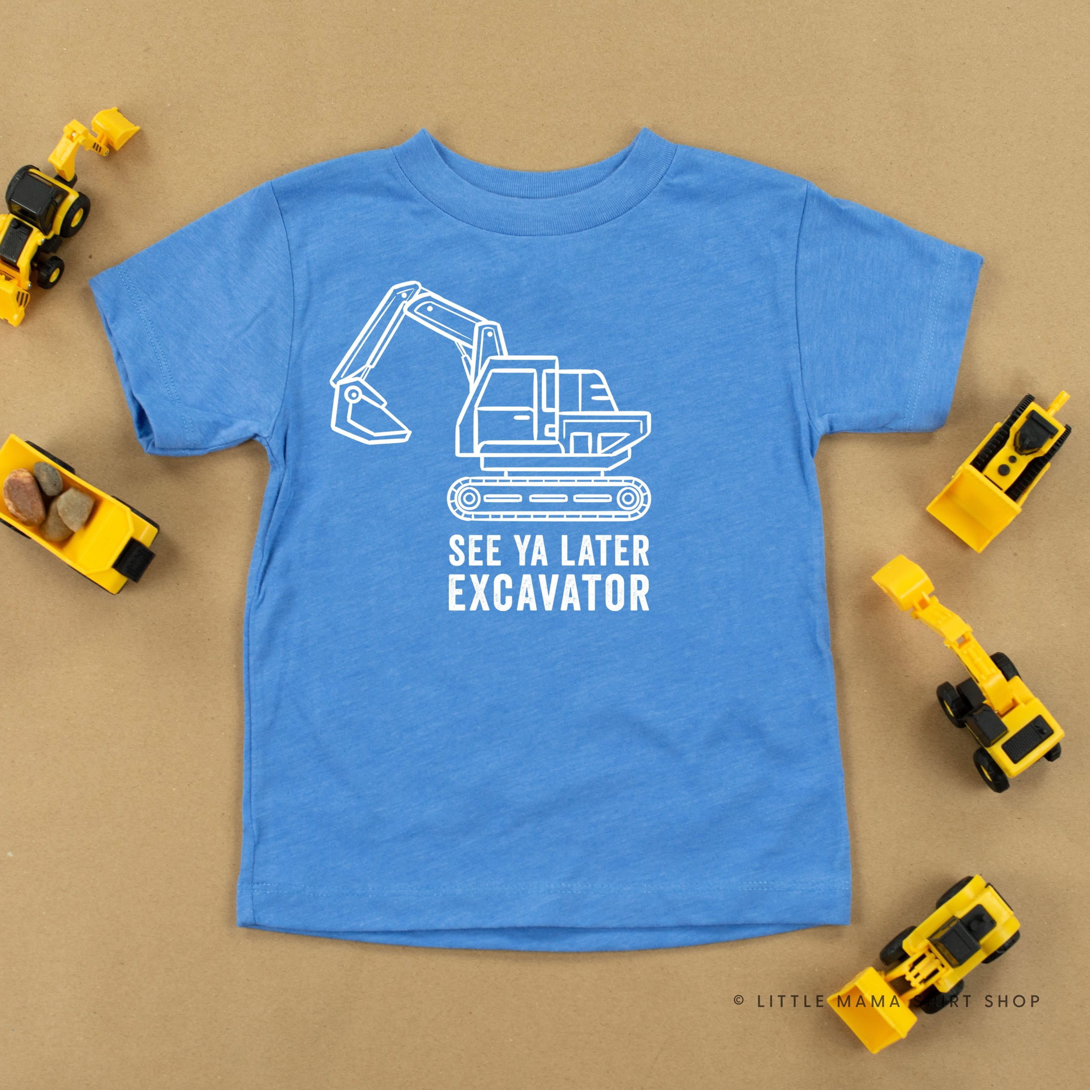 SALT AND PEPPER Jungen T-Shirt Langarm Mit Bagger-Print - Baumwolle, Gemütlich, Für Kleine Baustellenfans