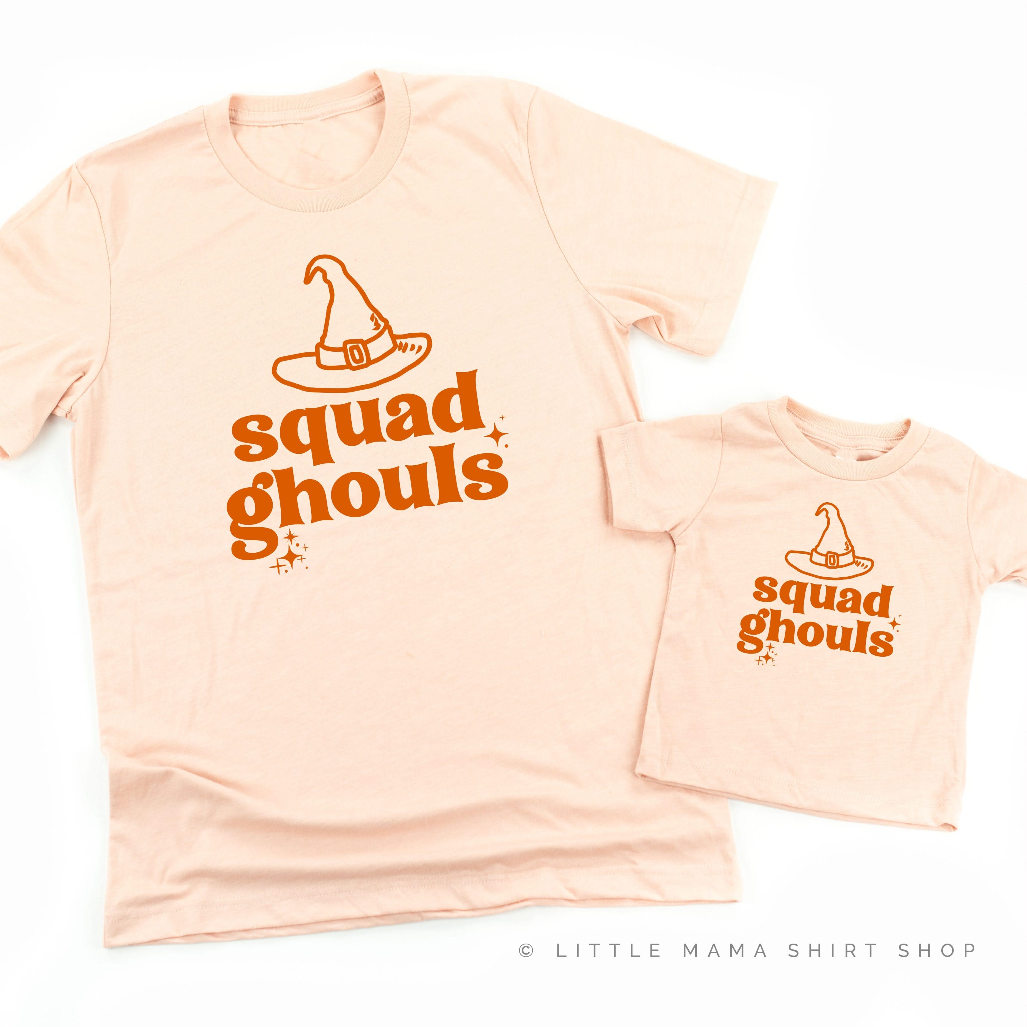 Squad Ghouls - Set of 2 Unisex Tees Little Mama Shirt Shop