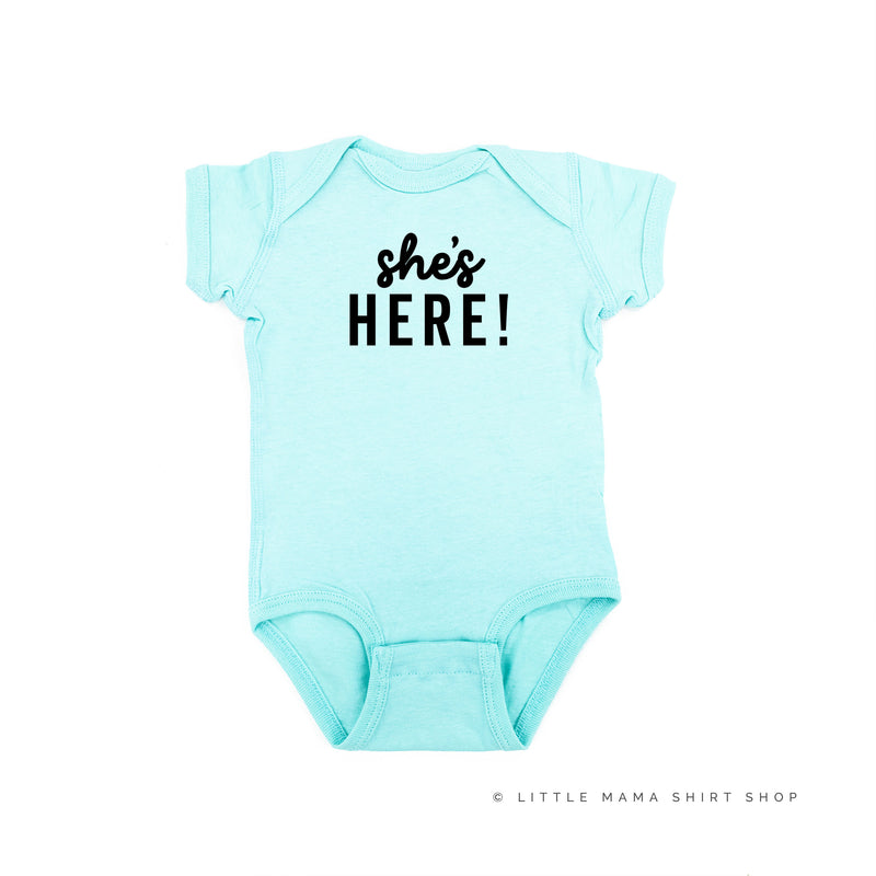 SHE'S HERE! - Short Sleeve Child Shirt