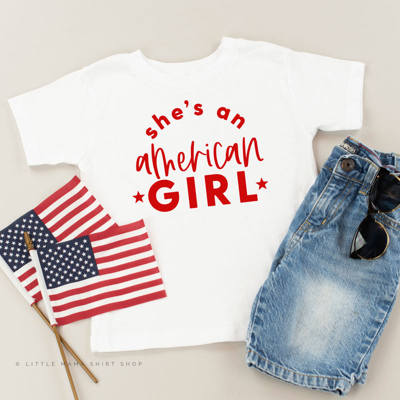 She's An American Girl - Child Shirt