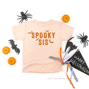 SPOOKY SIS - Short Sleeve Child Shirt Little Mama Shirt Shop