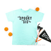 SPOOKY SIS - Short Sleeve Child Shirt Little Mama Shirt Shop