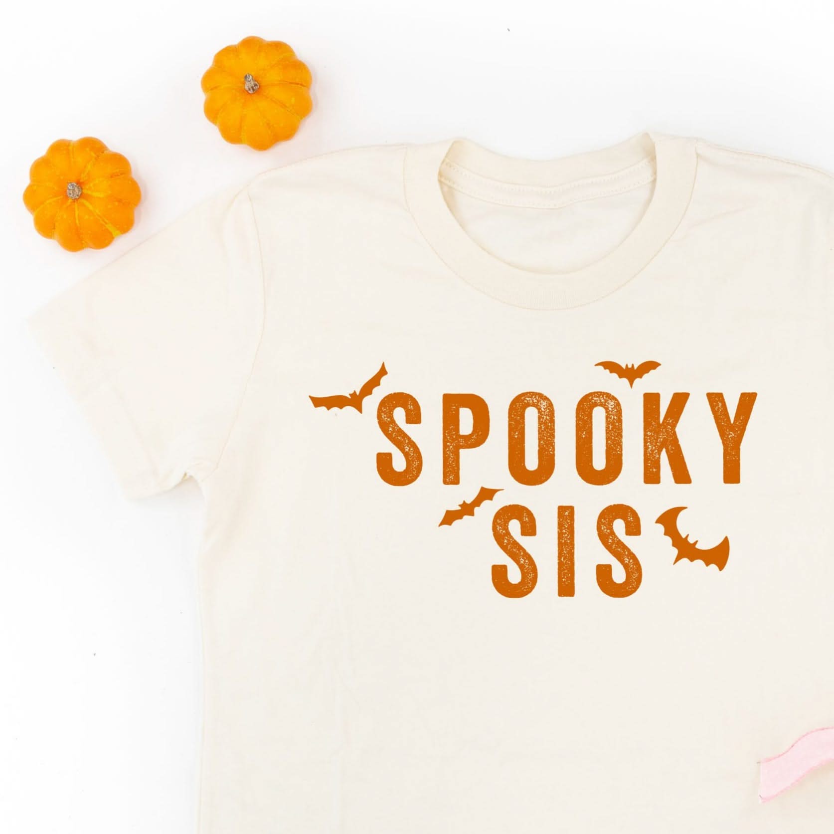 SPOOKY SIS - Short Sleeve Child Shirt Little Mama Shirt Shop