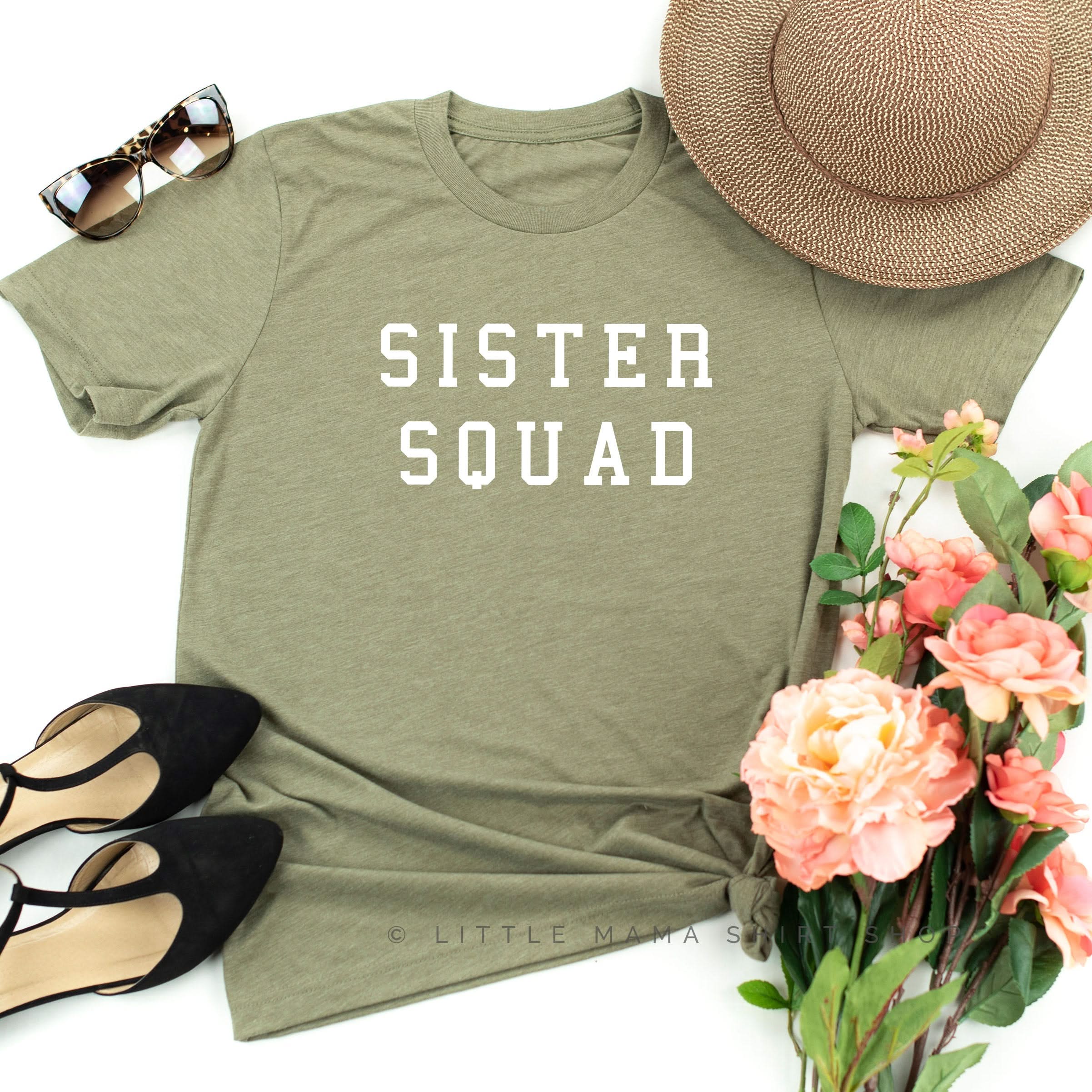 Sister Squad- Unisex Tee Little Mama Shirt Shop