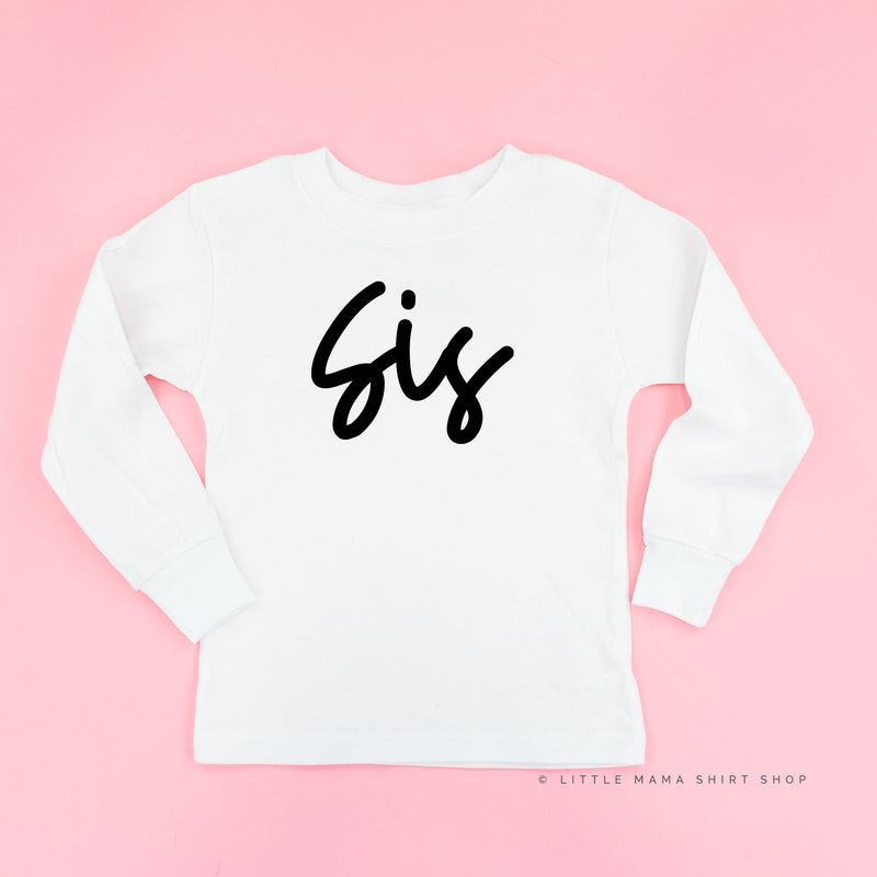 Sis - Cursive - Long Sleeve Child Shirt