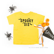 SPOOKY SIS - Short Sleeve Child Shirt Little Mama Shirt Shop