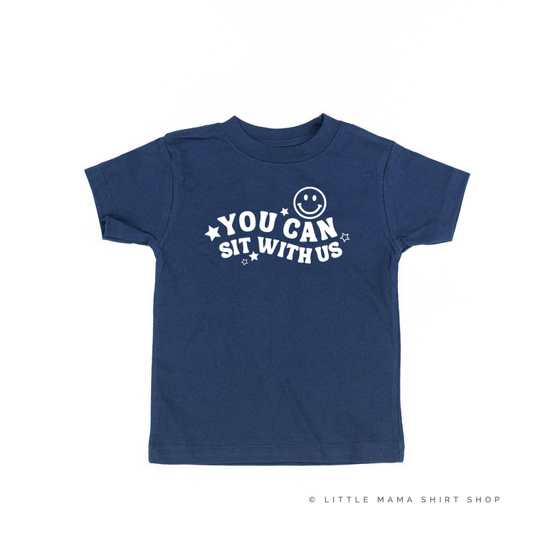 YOU CAN SIT WITH US (Smiley Face) - Short Sleeve Child Shirt
