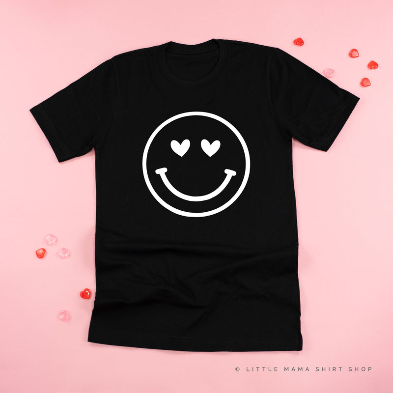 Heart Eyes Smiley Face - Unisex Tee