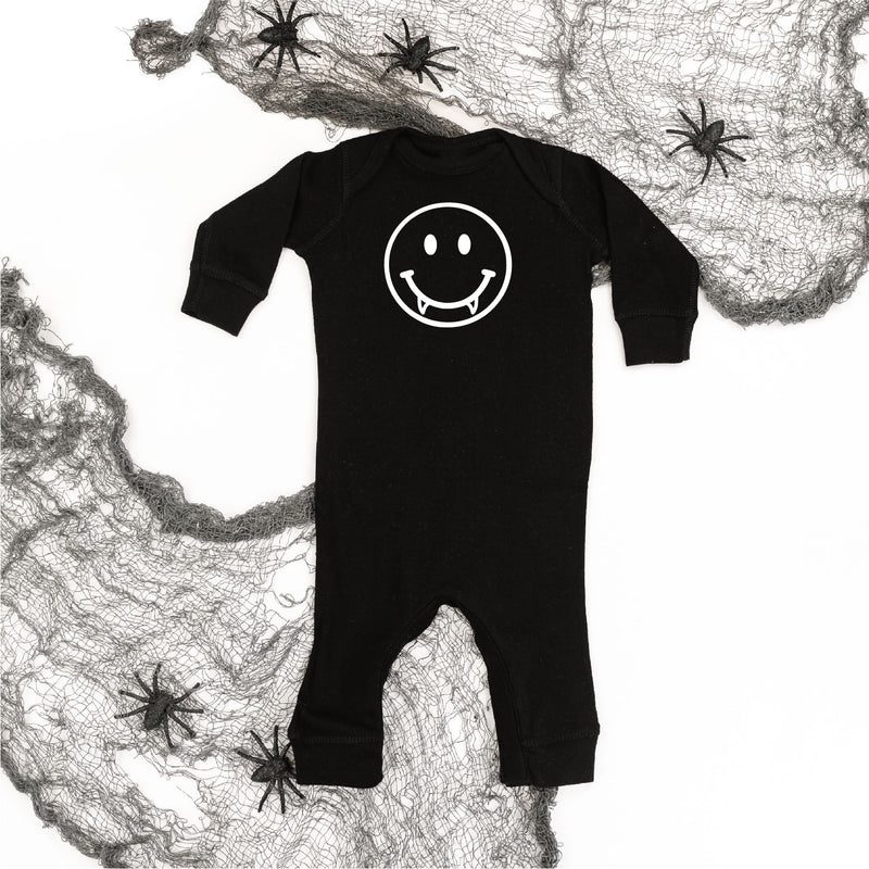 VAMPIRE SMILEY FACE - One Piece Baby Sleeper