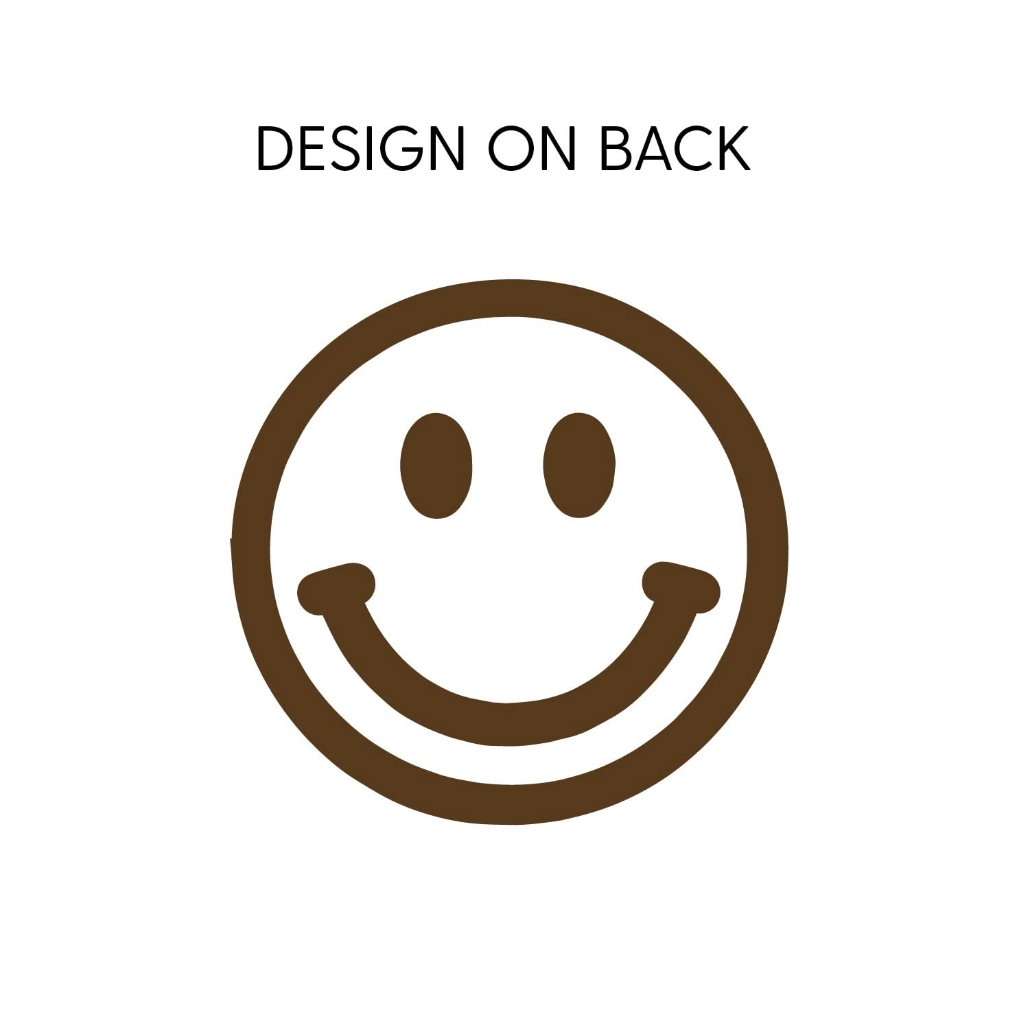 MOM x3 (Smiley Face) w/ Small Smiley Face on Back - Unisex Tee