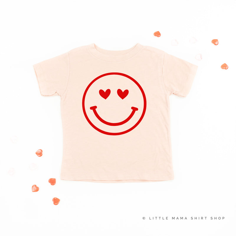 Heart Eyes Smiley Face - Child Tee