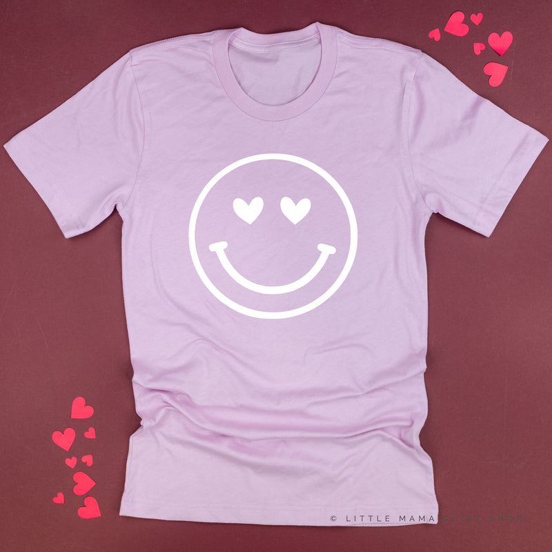 Heart Eyes Smiley Face - Unisex Tee