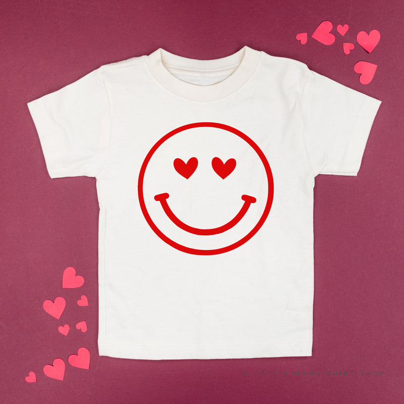 Heart Eyes Smiley Face - Child Tee