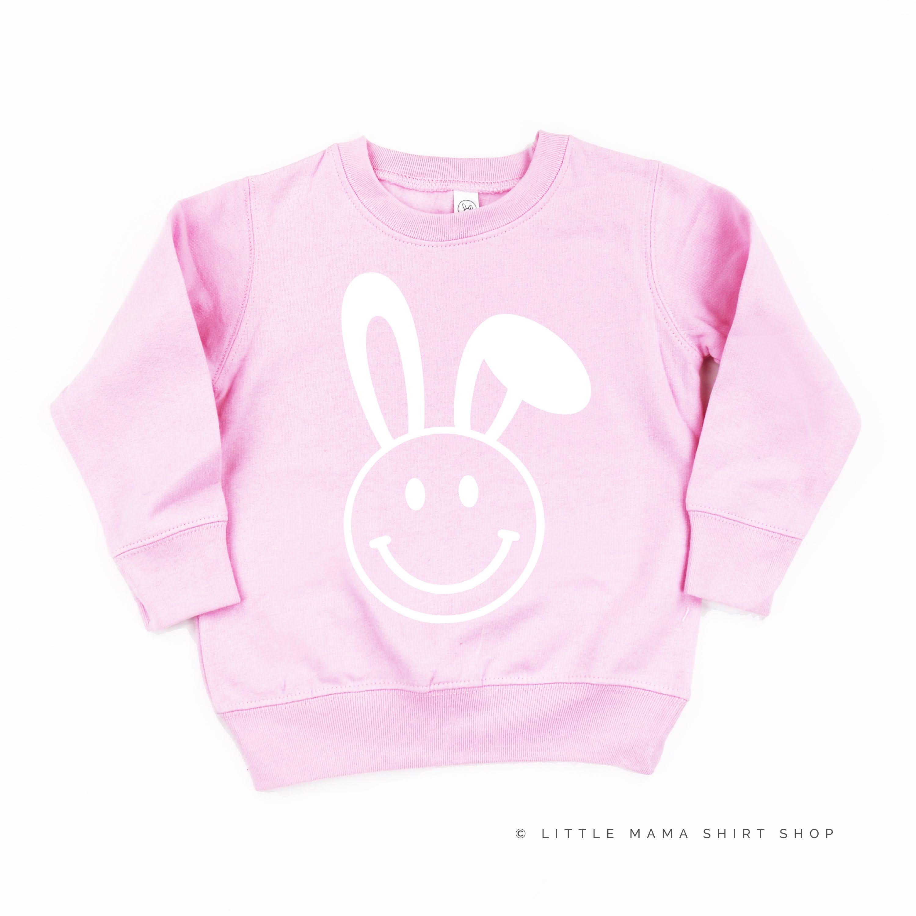 Smiley Face Bunny - Child Sweater Little Mama Shirt Shop