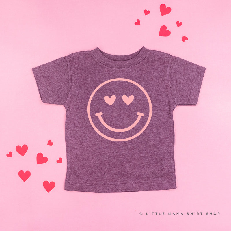 Heart Eyes Smiley Face - Child Tee