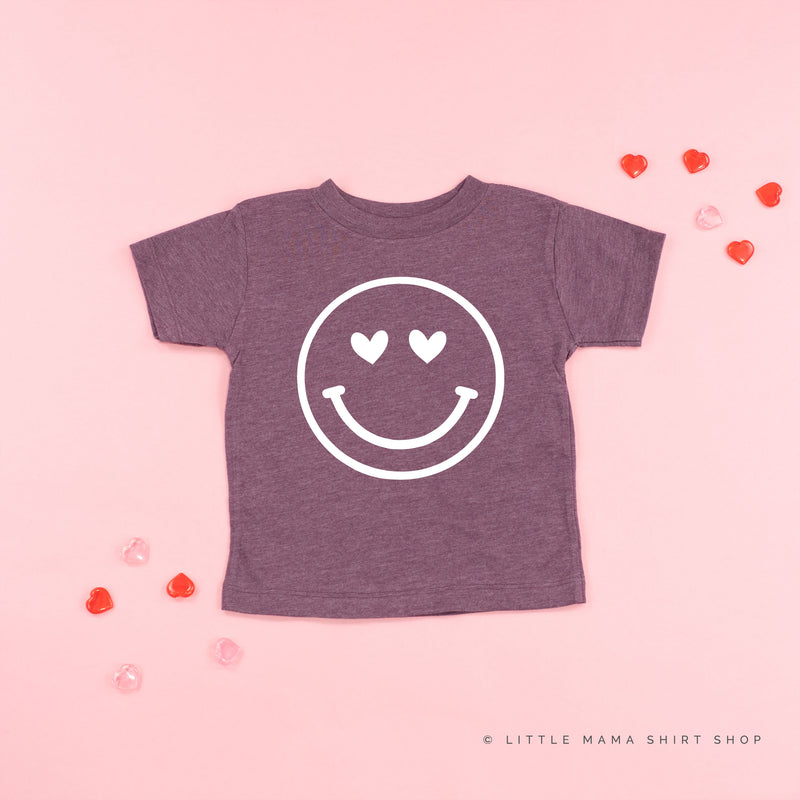 Heart Eyes Smiley Face - Child Tee