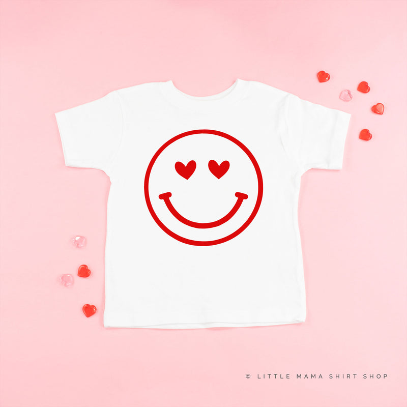 Heart Eyes Smiley Face - Child Tee