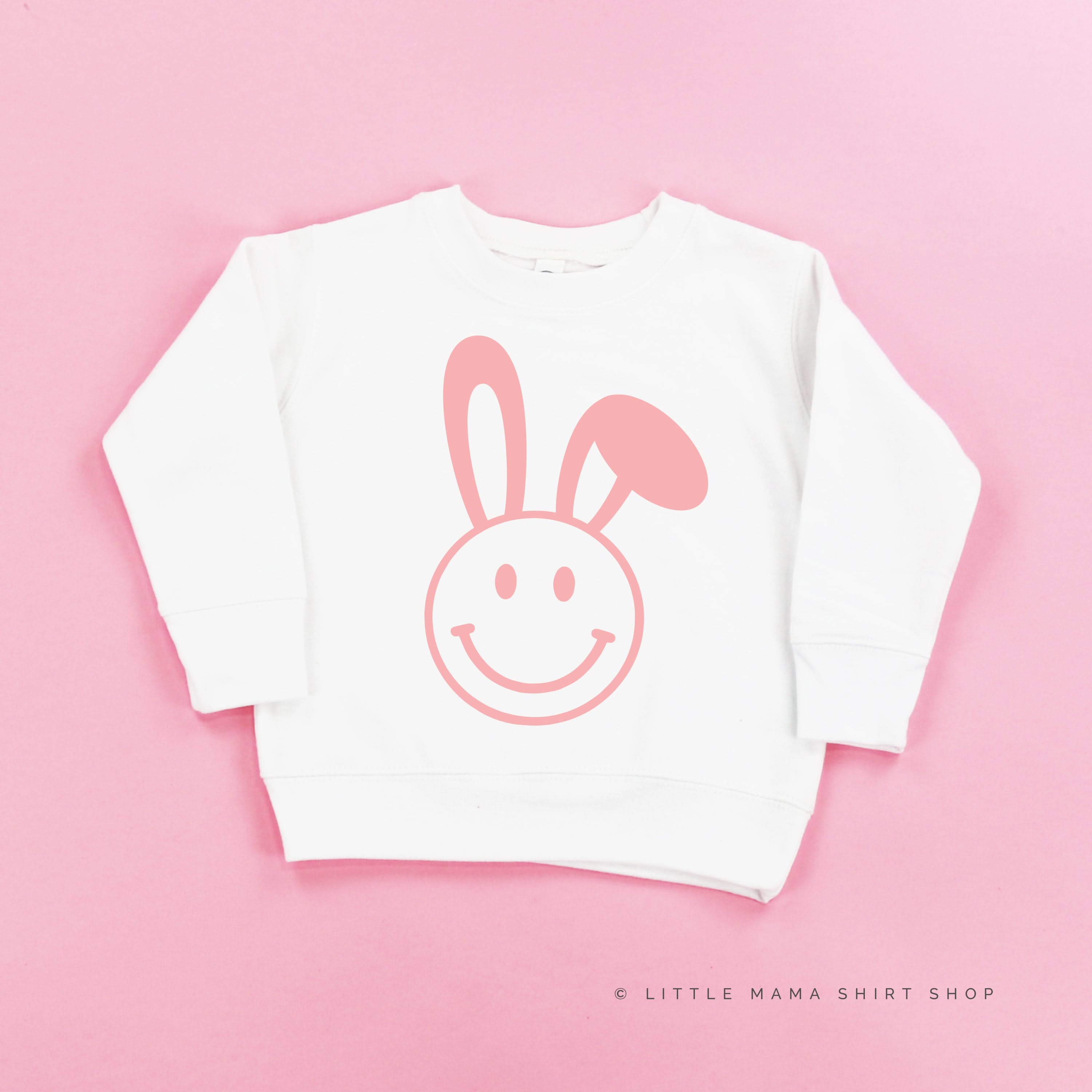 Smiley Face Bunny - Child Sweater Little Mama Shirt Shop