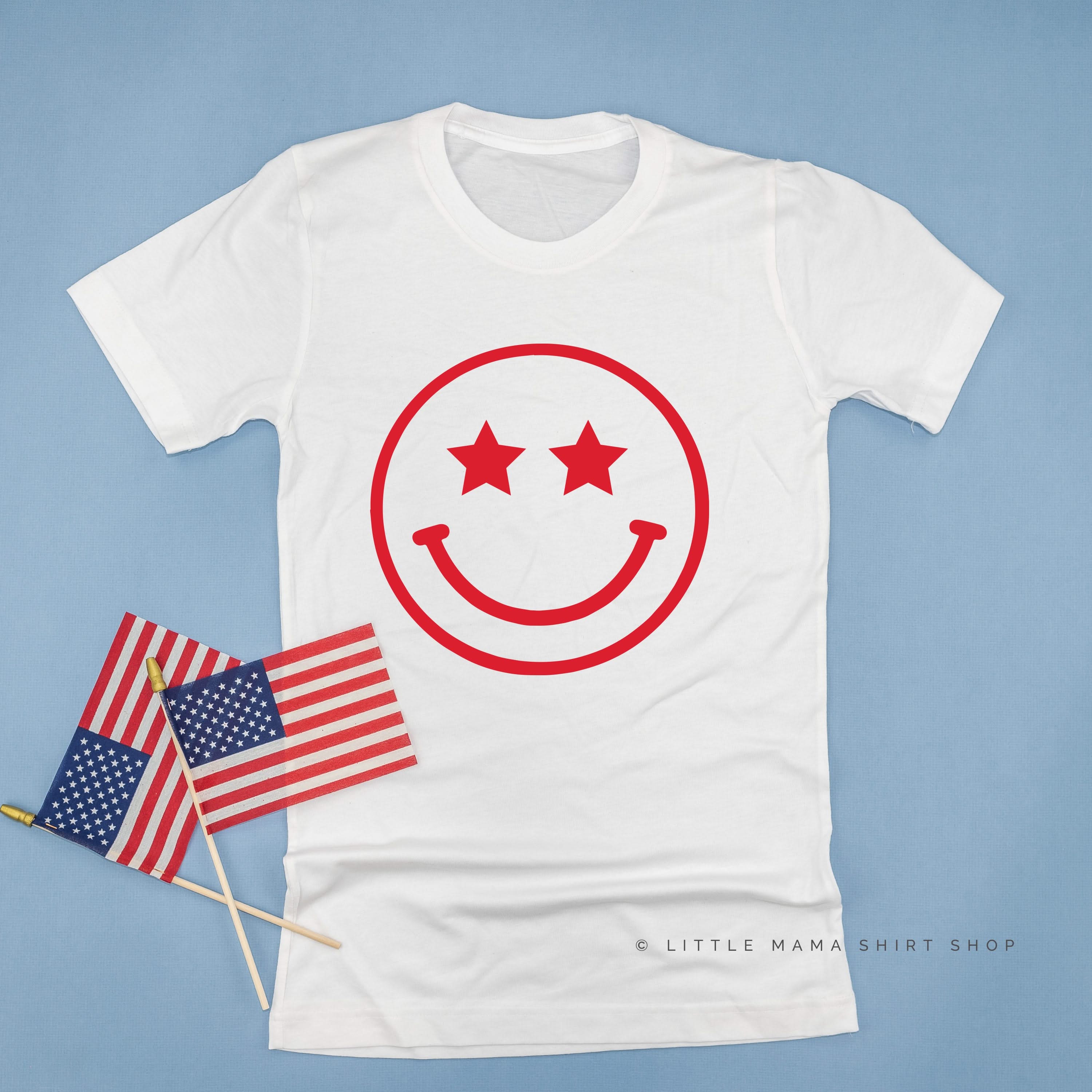 Star Eyes Smiley Face - Unisex Tee