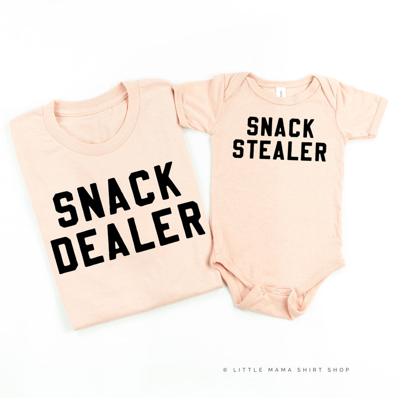 Snack Dealer + Snack Stealer - Set of 2 Shirts