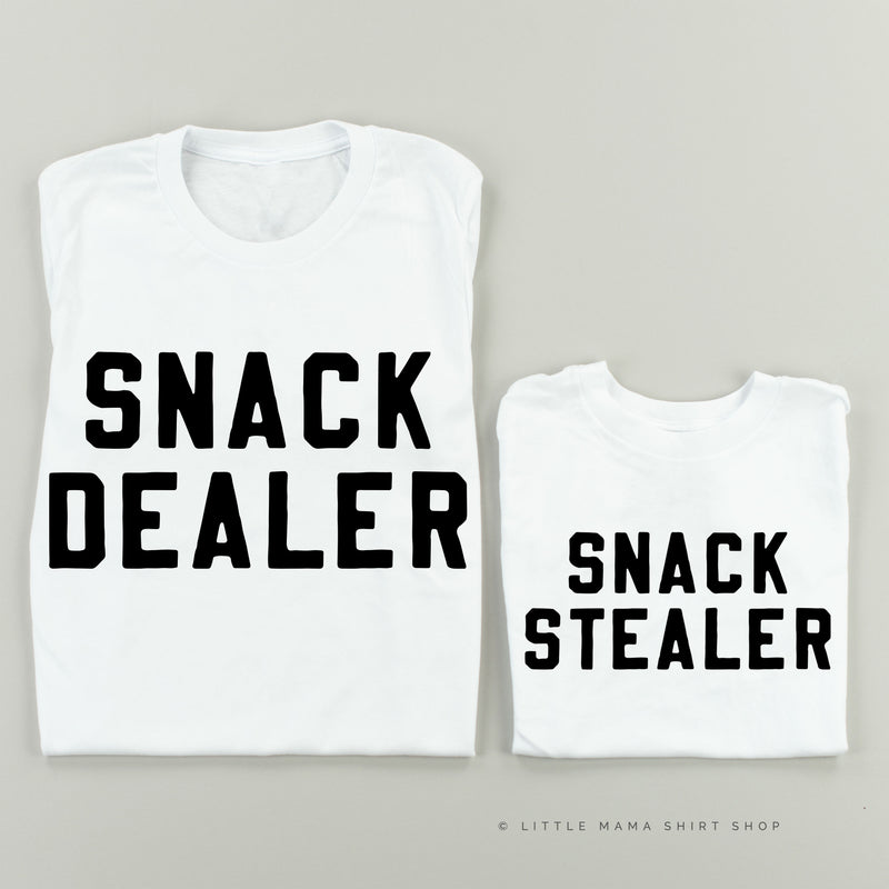 Snack Dealer + Snack Stealer - Set of 2 Shirts