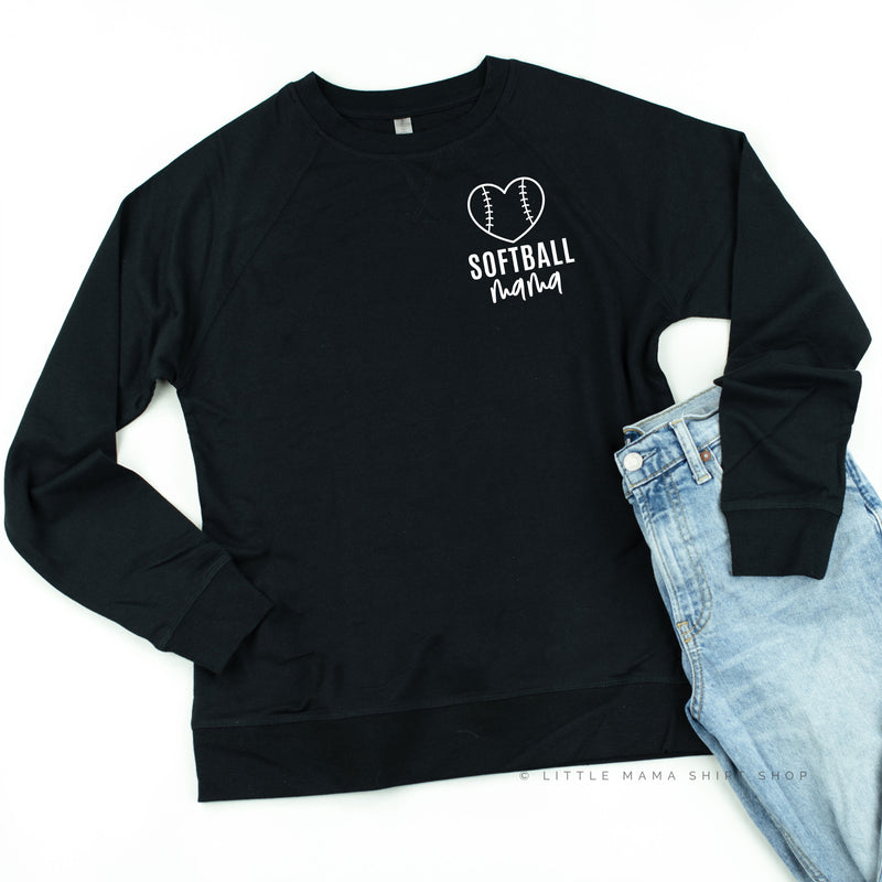 Softball Mama - Pocket Design - Lightweight Pullover Sweater