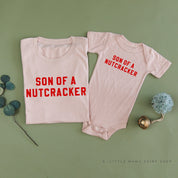 Son Of A Nutcracker - Set of 2 Unisex Tees Little Mama Shirt Shop