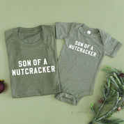 Son Of A Nutcracker - Set of 2 Unisex Tees Little Mama Shirt Shop
