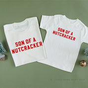 Son Of A Nutcracker - Set of 2 Unisex Tees Little Mama Shirt Shop
