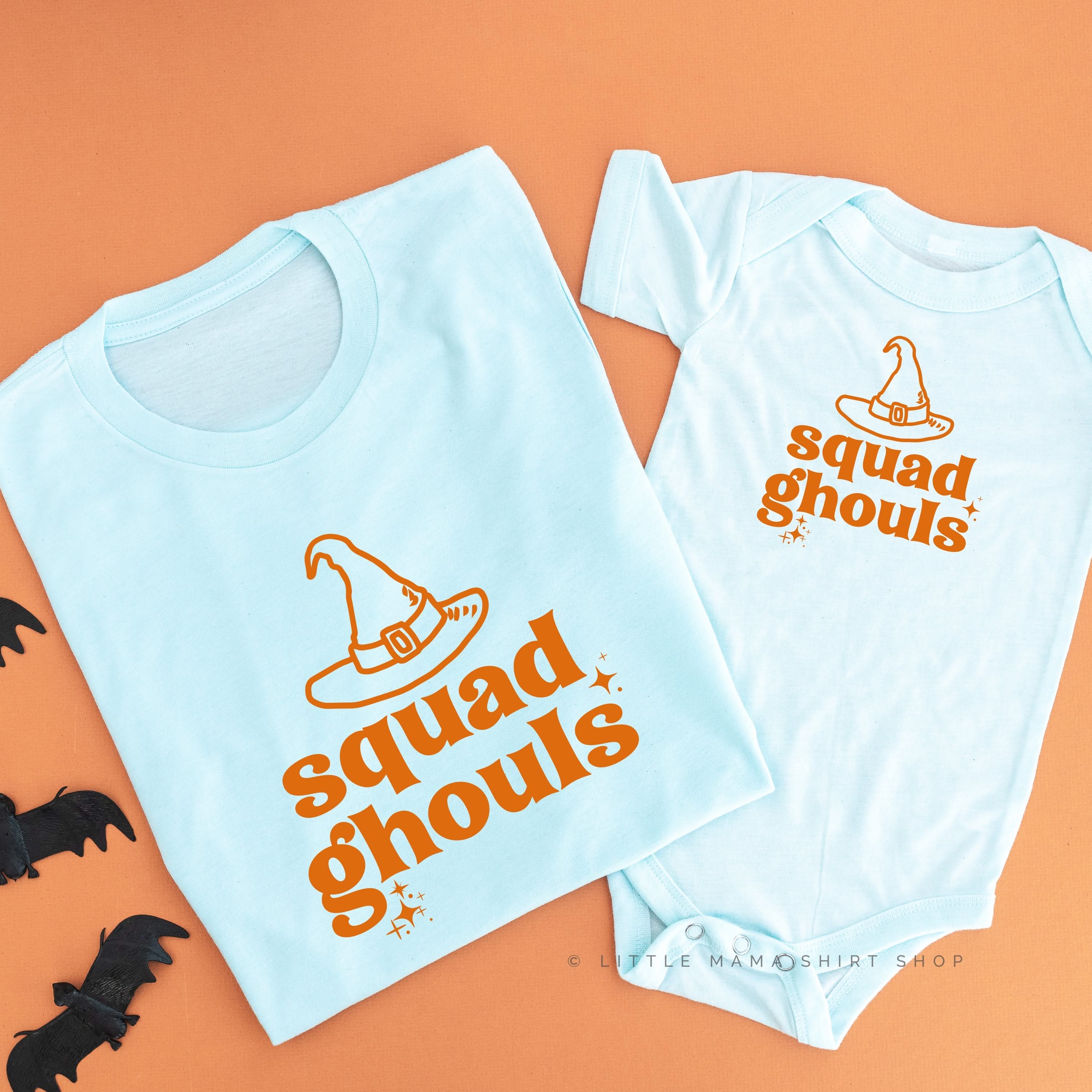 Squad Ghouls - Set of 2 Unisex Tees Little Mama Shirt Shop