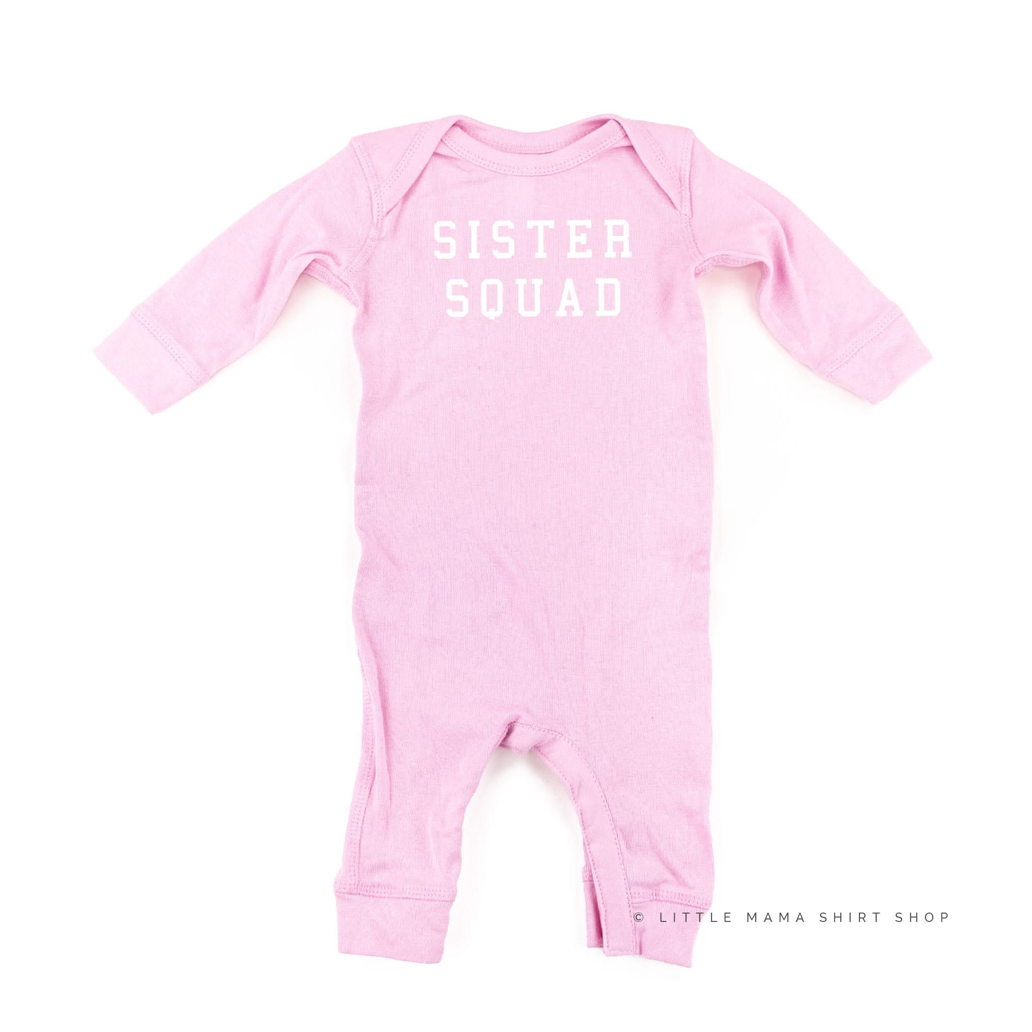 Sister Squad - One Piece Baby Sleeper Little Mama Shirt Shop