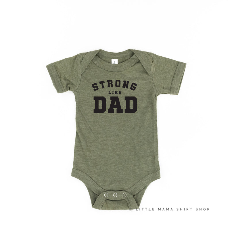 STRONG LIKE DAD - Short Sleeve Child Shirt