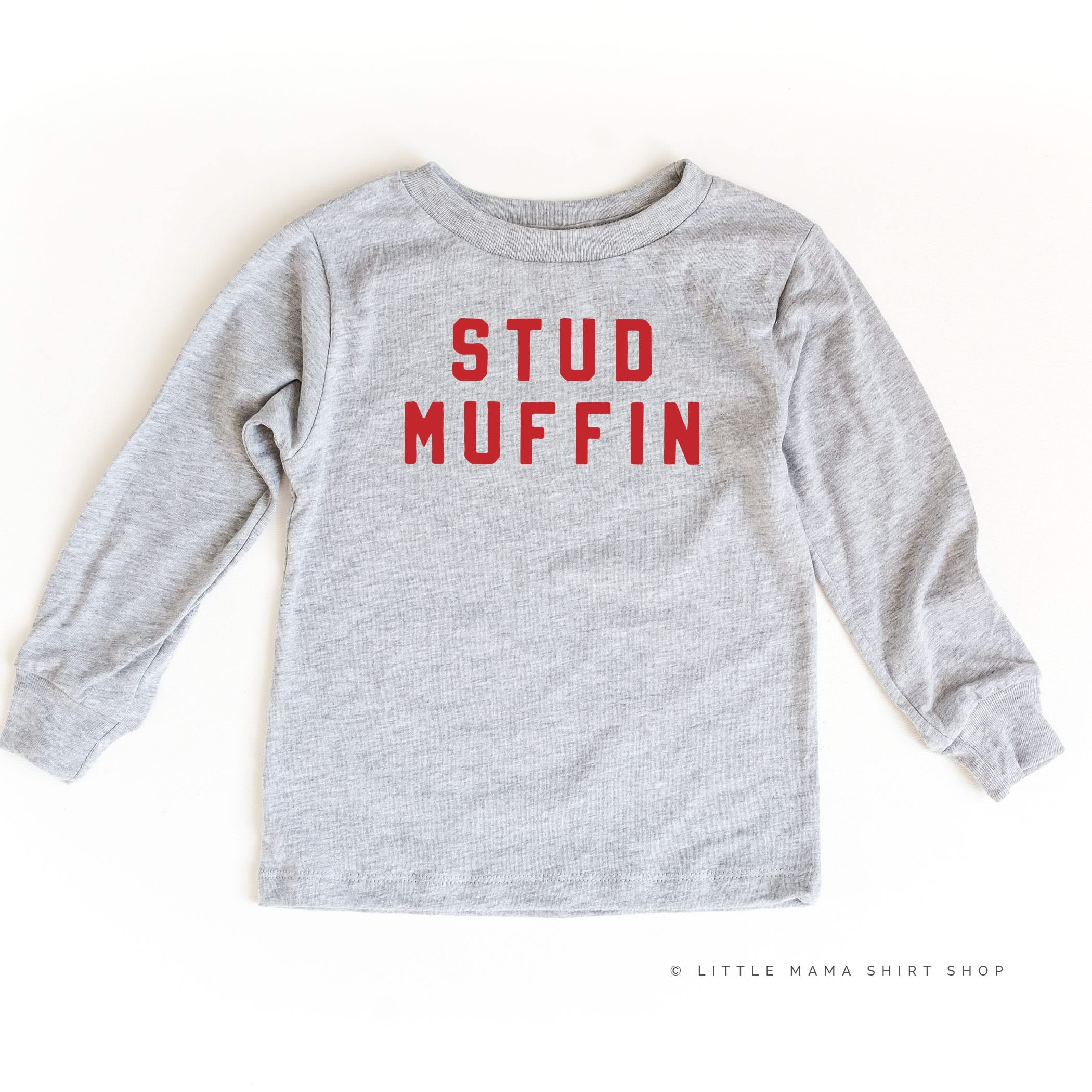 Stud Muffin - Child LONG SLEEVE Tee Little Mama Shirt Shop